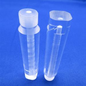 Tige en acrylique transparente avec trou fileté central, tige en PMMA de 20-35 mm de diamètre, longueur de 2000 mm, certifiée ROHS pour la décoration et l'éclairage - Product Image 2