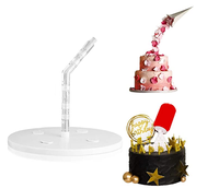 Personnaliser Offre Spéciale Decojoy Anti Gravité Gâteau Stand Structure Cadre Coulée Kit Avec gâteau Décoration Pailles