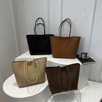 Tas Tangan Besar Chic untuk Wanita, Tas Selempang Desainer Fashion, Tas Jinjing, Tas Kulit Besar Model Terbaru