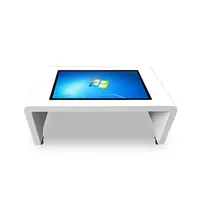 Table interactive d'étude et de conférence avec écran tactile LCD haute luminosité pour affichage d'animations et de textes, pour usage intérieur