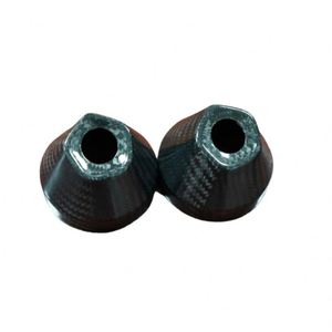 Protection d'amortisseur conique en fibre de carbone brillante SHENYU pour moto - Product Image 3