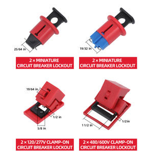ชุดอุปกรณ์ล็อคเอาต์และแท็กเอาต์เพื่อความปลอดภัยของกลุ่ม QVAND ชุดเครื่องมือล็อคไฟฟ้าและเบรกเกอร์ ชุด Loto สำหรับการจัดการความปลอดภัยในสถานที่ทำงาน - Product Image 5