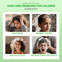 Champú y Gel de Ducha para Niños con Logotipo Personalizado, Set para Rizar el Cabello de Bebés, Champú y Acondicionador para Cabello Rizado Infantil