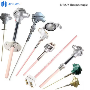 เทอร์โมคัปเปิลชนิด S/R/B ขนาด 6 มม. 8 มม. <span class=keywords><strong>10</strong></span> มม. สำหรับเตาเผา รุ่น WRP-100 หัววัดเทอร์โมคัปเปิลแพลตตินัมและโรเดียม เซ็นเซอร์วัดอุณหภูมิสูง 1800 องศาเซลเซียส - Product Image 6
