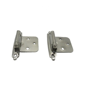 Cabinet Hinge Stainless Steel Soft Closing Hinge Overlay Spring Butt Hinge for Case Cabinet