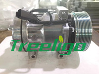 Compresseur universel de climatisation automatique Sanden SD7H15 A/C 12V 32008562 pour JCB 332/D2884