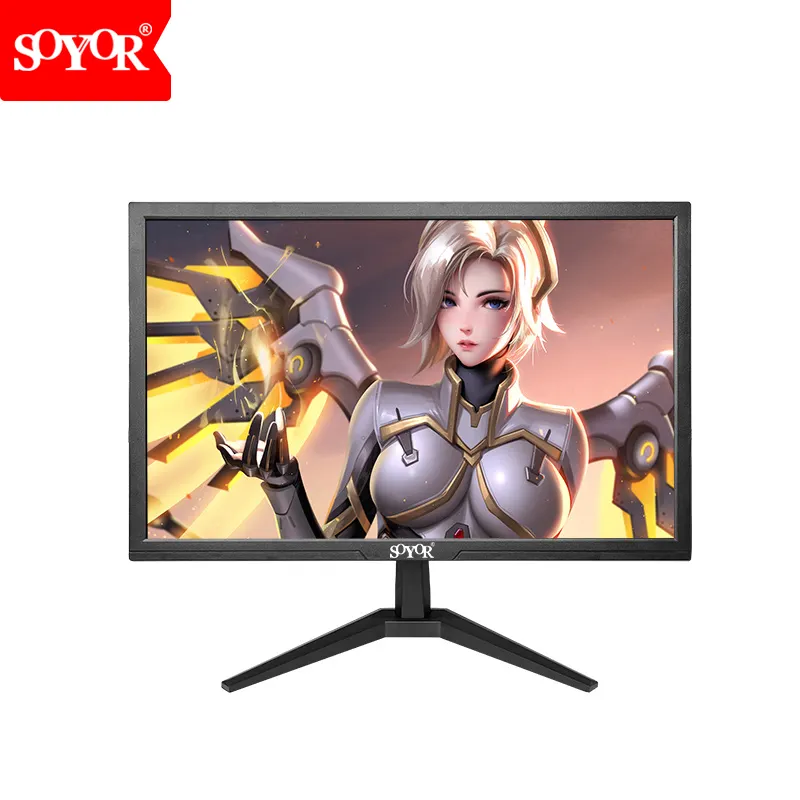 Monitor de ordenador lcd con cámara, promoción de fábrica, 18,5, 20 pulgadas, 1080 p, barato