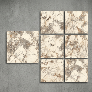 Alaska Europa Glossy Marble Look Vitrified Porcelain <b>Floor</b> Tiles Premium Design 32x32 Inch - Product Image 1
