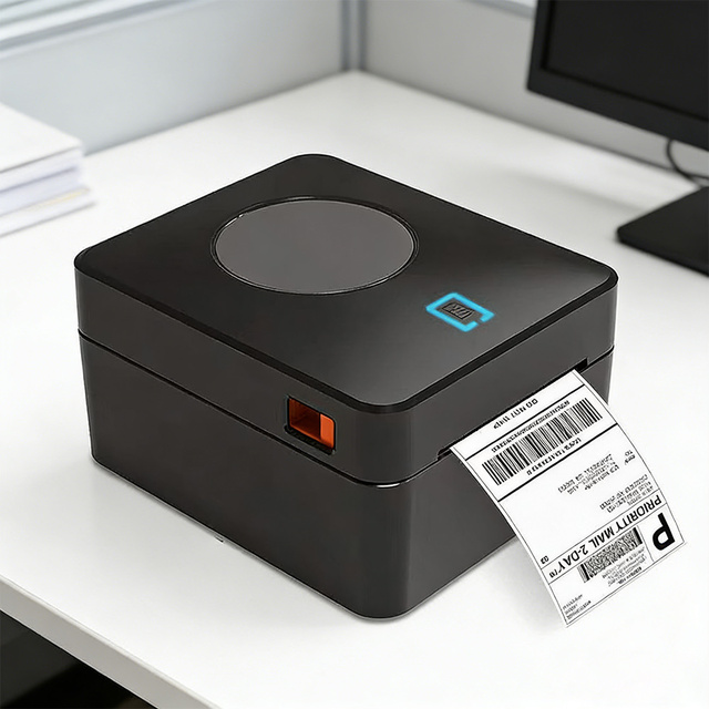 4 Inch Wifi Barcode Polyester Printing Waybill Label Machine 100X150 Inkless Direct Adhesive Shipping Thermal Label Printer 4X6