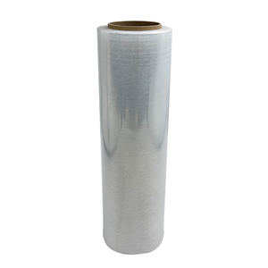 Manufacturer's Heavy-Duty Clear LLDPE PE Stretch Film Custom Transparent Colors Soft Roll Industrial Use Paper Core Packing - Product Image 1