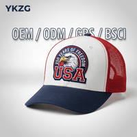 Nouveau design personnalisé, casquette snapback à 6 panneaux avec logo brodé et imprimé, visière plate, en maille, unisexe, en mousse, style trucker, hip-hop, respirante, pour la plage