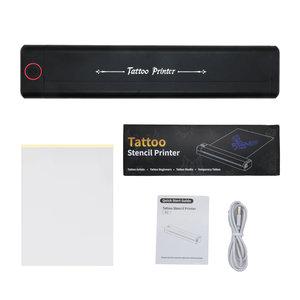 Máy in hình xăm nhiệt không dây A4, sử dụng pin, kết nối Bluetooth, in stencil cho dụng cụ xăm hình - Product Image 5