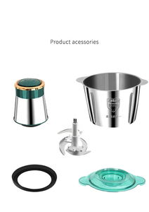 Кухонная многофункциональная Мясорубка 3 л, электрическая мясорубка, Мясорубка из нержавеющей стали, мясорубка - Product Image 5