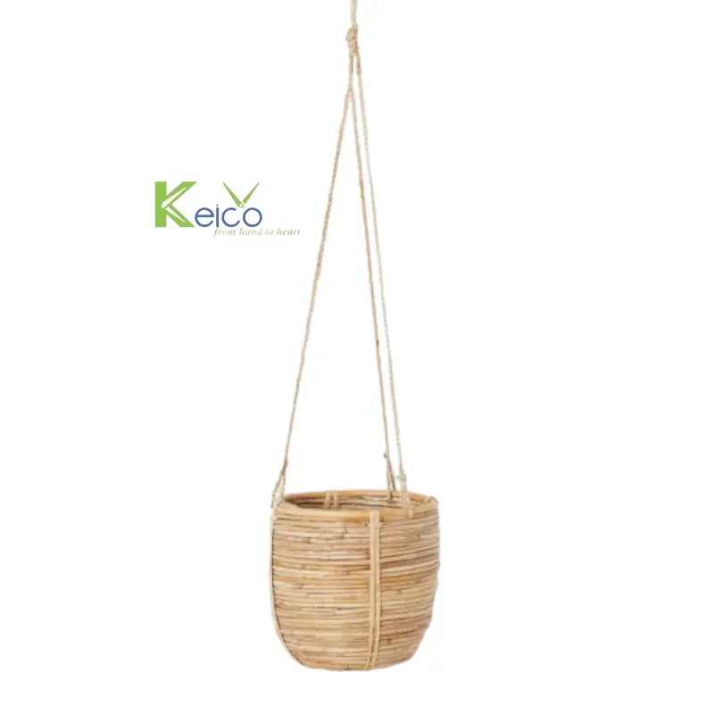 Groothandel Rotan Plantenpot Met Nieuw Designproduct Geschikt Voor Huisdecoratie Tuindecoratie Gemaakt In Vietnam