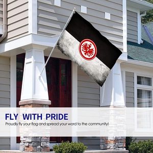 Drapeau double face personnalisé 3X5FT Ein-tracht Francfort pour les décorations de festival en plein air et de fête de bienvenue prêt pour le concours - Product Image 5
