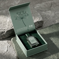 Boîte cadeau personnalisée pour Cologne verte et boîte magnétique pour parfum avec boîte en papier parfumée pour l'emballage et la présentation de parfums