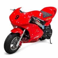Mini moto pour enfants de 49 cm3, vitesse maximale de 50 km/h, moto tout-terrain à essence à 2 temps à vendre