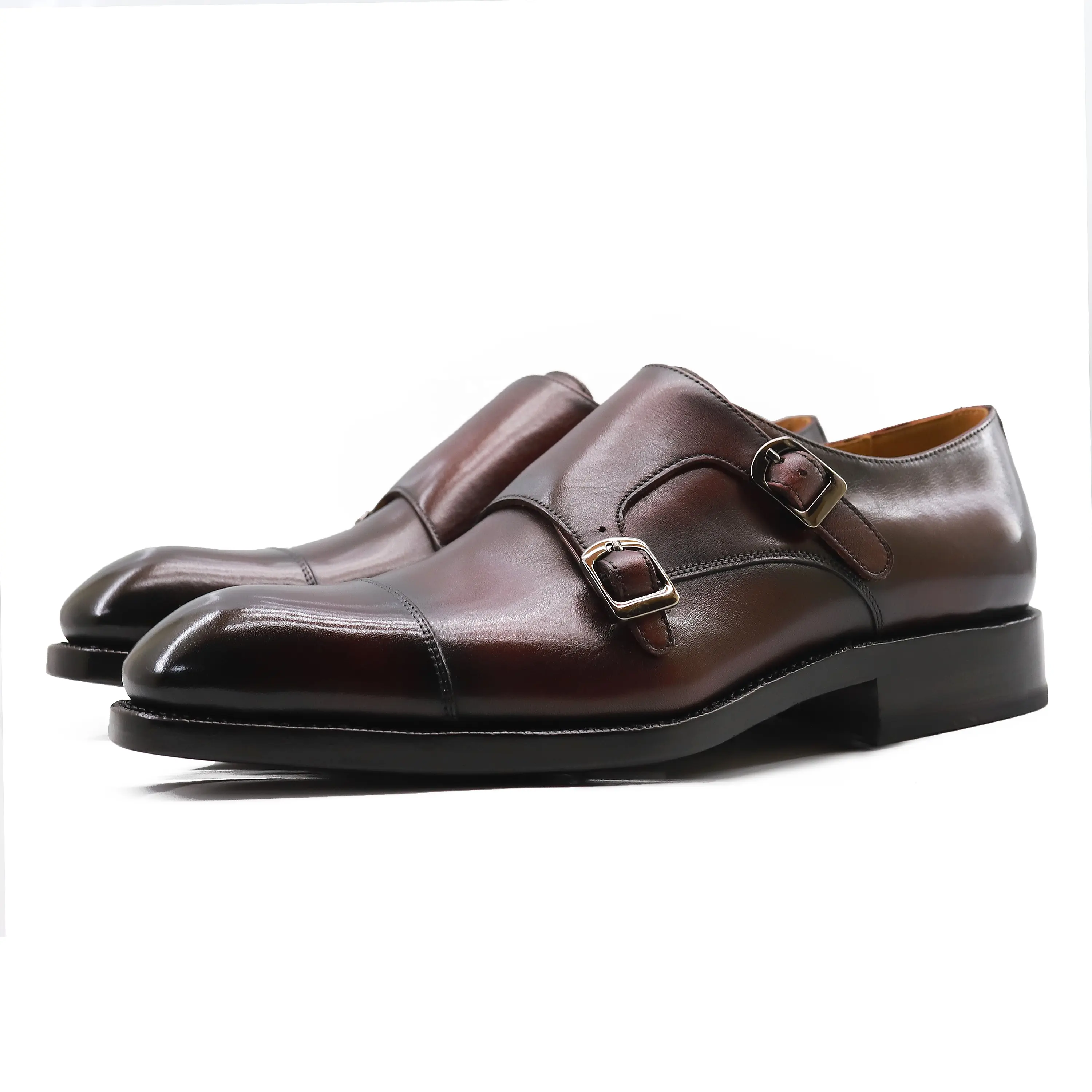 Goodyear Office Shoes Men 2021 New Arrival High Quality Cow Leather Handmade Shoes Dress Red Bottom Shoes Men