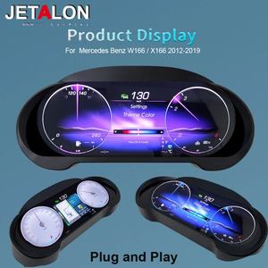 Para Benz ML/GL/GLE/GLS 2012-2019 W166 X166, Velocímetro de Cabina Virtual, Pantalla Completa de 12.3 Pulgadas, CARPLAY, Mantiene el Panel de Instrumentos Digital LCD Original del Automóvil - Product Image 3