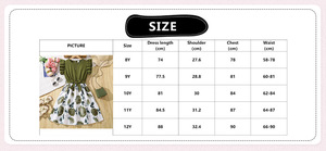 8-12 anni vestiti per bambini nuovo vestito floreale estivo a manica corta per ragazze adolescenti - Product Image 6