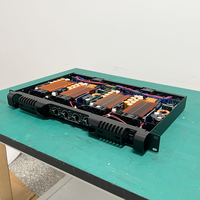 Amplificateur de puissance numérique de classe D 1U 4 canaux 1300W, alimentation universelle 90V-280V, adapté pour les KTV, les scènes de fête en plein air.