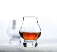 Verre à whisky personnalisé en cristal artisanal, verre à dégustation de cognac de luxe avec logo personnalisé, verre à boire artisanal à col étroit