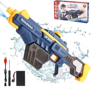 Pistola de imersão super automática de alta capacidade para crianças, metralhadora de água de brinquedo com 680cc, verão