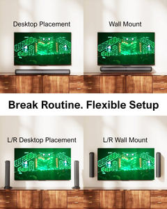 Barre <span class=keywords><strong>de</strong></span> son home cinéma BT la plus vendue avec caisson <span class=keywords><strong>de</strong></span> basses, haut-parleur intelligent pour TV, 200W, détachable 2-en-1 - Product Image 5