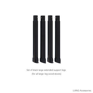 Pieds de support extensibles en acier inoxydable et en acier au carbone LULING d'origine pour poêles à bois d'extérieur - Product Image 3