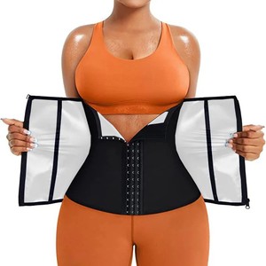 Gaine amincissante pour femmes Sauna Sueur <span class=keywords><strong>Ceinture</strong></span> amincissante Perte <span class=keywords><strong>de</strong></span> poids <span class=keywords><strong>Ventre</strong></span> Gaine plate Brûleur <span class=keywords><strong>de</strong></span> graisse Entraîneur <span class=keywords><strong>de</strong></span> taille Contrôle <span class=keywords><strong>du</strong></span> <span class=keywords><strong>ventre</strong></span> W087 - Product Image 2