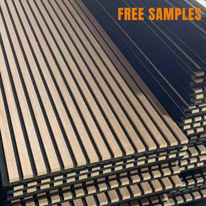 Panneaux acoustiques en bois <span class=keywords><strong>à</strong></span> lattes élégants et insonorisés en gros pour murs et plafonds - Product Image 6