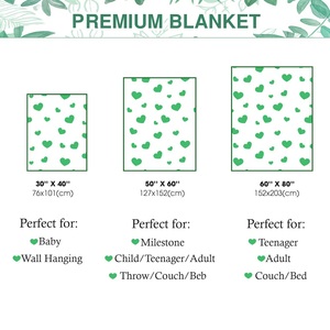 Cá Nhân Cổ Vũ Chăn Tùy Chỉnh Tên Mềm Ấm Cúng Sherpa Lông Cừu Ném Chăn - Product Image 6