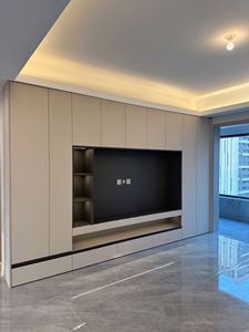 Muebles de Sala de Estar de Lujo con Estilo Nórdico, Mueble de TV Empotrado en la Pared, Personalización Completa para el Hogar - Product Image 5