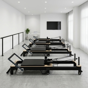Máquina de <span class=keywords><strong>Pilates</strong></span> <span class=keywords><strong>Reformer</strong></span> de Aluminio de Alta Demanda, Equipo de Fitness Ajustable de Grado Comercial para Estudio, Venta al por Mayor - Product Image 3