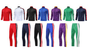 Set Economico di Maglie da <span class=keywords><strong>Calcio</strong></span> Personalizzabili con Zip, Uniformi da Allenamento, Giacche a Maniche Lunghe per Squadre Maschili e Femminili - Product Image 6