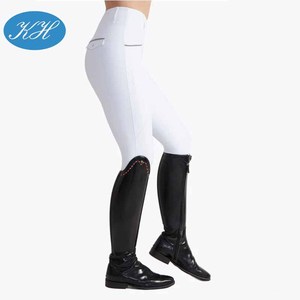 Vêtements d'équitation OEM, culotte de compétition blanche, culotte équestre - Product Image 5