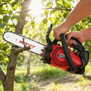 Tronçonneuse à essence de haute qualité 25,4 cm³ 1,0 kW, légère, démarrage facile, guide-chaîne 10-14 pouces avec chaîne Oregon pour l'élagage des arbres de jardin et la coupe de bois de chauffage - Product Image 5