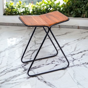 Factory Wholesale Black Iron Metal Counter <b>Stool</b> Bar Chairs With Wooden Seat Customize Design Accepted Kitchen Furniture <b>Stool</b> - Product Image 6
