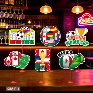 Cross-border for <strong>FIFA</strong> for Football Flag Bar Flag Hanging Atmosphere Party Decoration Hand-raising Card Hanging Cloth Banner - Product Image 4