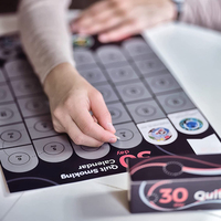 Vente en gros A2 liste de seau de motivation décoration murale cadeau calendrier inspirant arrêter de fumer affiche à gratter