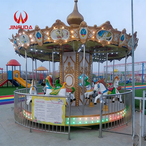 Manège de grande taille pour enfants, équipement d'attraction de parc d'attractions extérieur, carrousel à 24 places, en promotion - Product Image 2