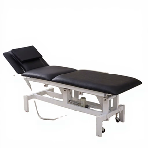 Fauteuil de massage portable réglable et confortable, table de traitement électrique en cuir/tissu avec éponge haute densité pour la physiothérapie - Product Image 1