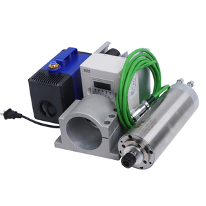 Kit de Motor de <span class=keywords><strong>Husillo</strong></span> Refrigerado por Agua YFK GDZ 1.5kw ER16, 24000rpm, Alta Precisión, <span class=keywords><strong>para</strong></span> Máquina Herramienta, <span class=keywords><strong>Husillo</strong></span> CNC <span class=keywords><strong>para</strong></span> Trabajar la Madera - Product Image 1
