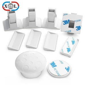 Serrures de sécurité magnétiques avec <span class=keywords><strong>aimant</strong></span> adhésif 3M <span class=keywords><strong>pour</strong></span> <span class=keywords><strong>armoire</strong></span> et tiroirs - Product Image 3