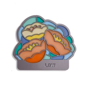 Marcapáginas de Metal con Diseño de Loto en Forma de Nube, Logotipo Hueco, Precio Directo de Fábrica - Product Image 1