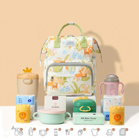 Sac à dos multifonctionnel de qualité supérieure pour maman, imperméable, grande capacité, sac de voyage pour bébé avec poches isothermes pour biberons