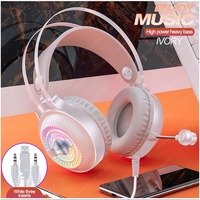 Headset Gaming Dinamis USB Over-Ear Q4 Laris Manis, Peredam Kebisingan, Tahan Air, Bass Kuat, Berkabel, Cocok untuk DJ, Olahraga, dan Perjalanan
