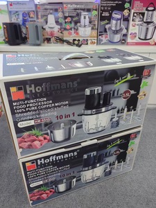 <span class=keywords><strong>Picadora</strong></span> de Carne Eléctrica Hoffmans 10 en 1, Directo de Fábrica, Motor de Alta Potencia de 1800W, Recipiente Doble de 3.8L con Kit de Discos para Rebanar y Triturar - Product Image 5