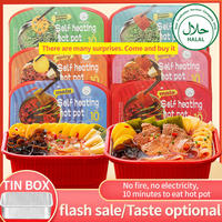 Wholesale Chinese Snacks Emergency Food Instant Rice Hot and Sour Rice Noodles Spicy Hot Pot Self Heating Hot Pot Halal