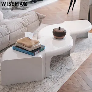 WISEMAX FURNITURE Nordic creative style living room furniture combination splicing modern coffee table set customized side table